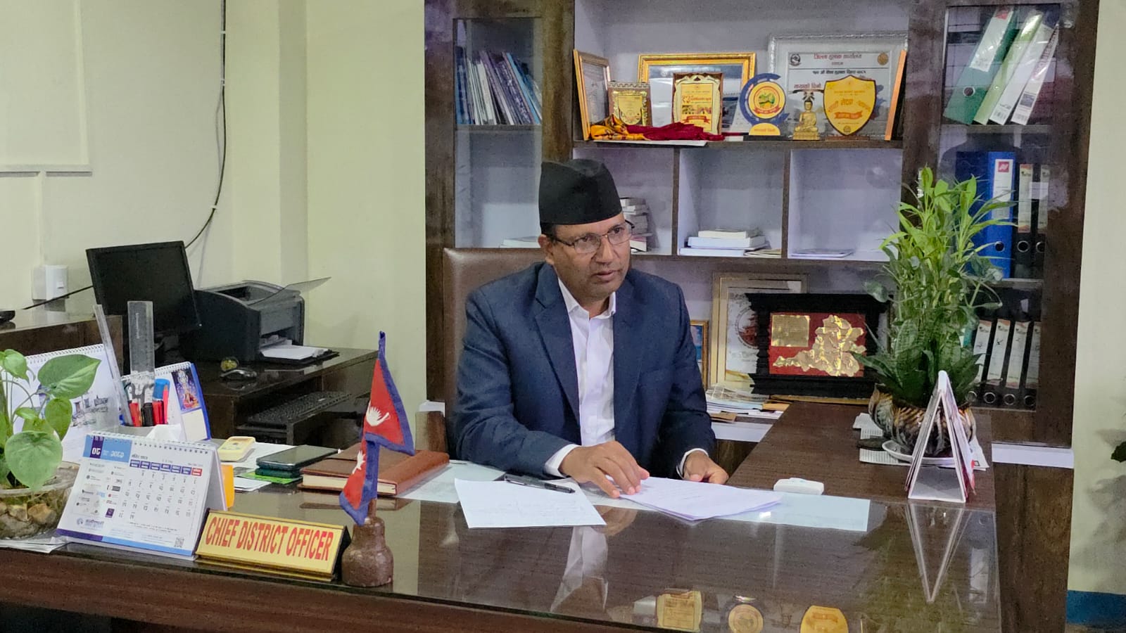 भीरकोट घोषणा पत्रसहित प्रशासनको ध्यानाकर्षण 