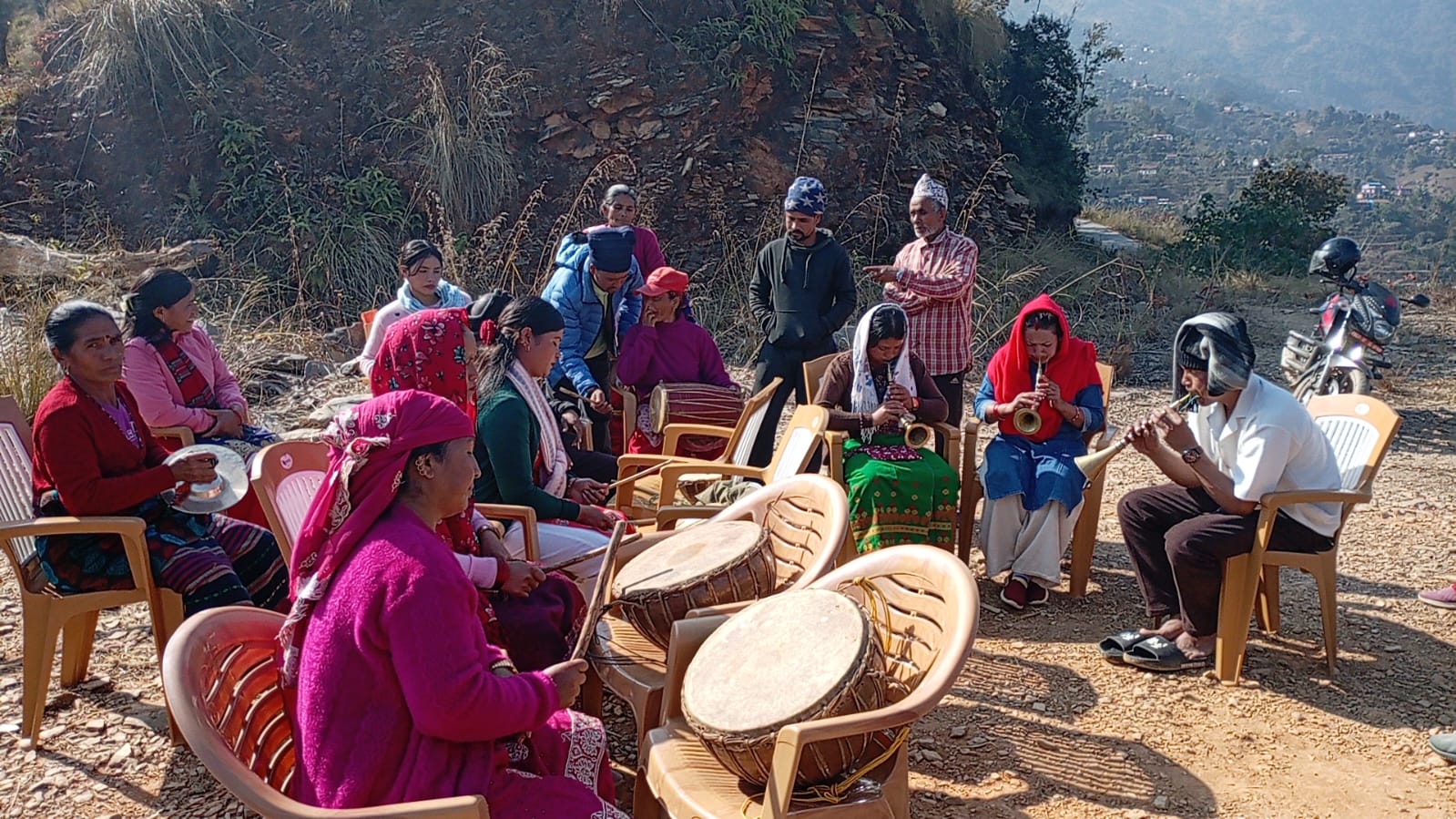 उद्यमशीलता र संस्कृतिको संरक्षणका  बाजा बजाउने तालिम