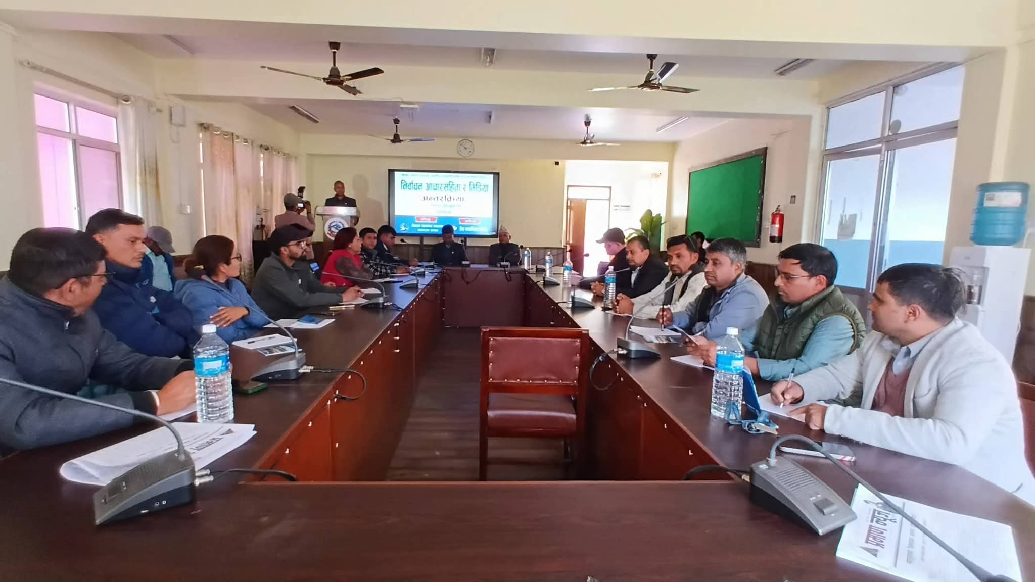 निर्वाचन आचारसंहिता र मिडिया विषयक अन्तरक्रिया