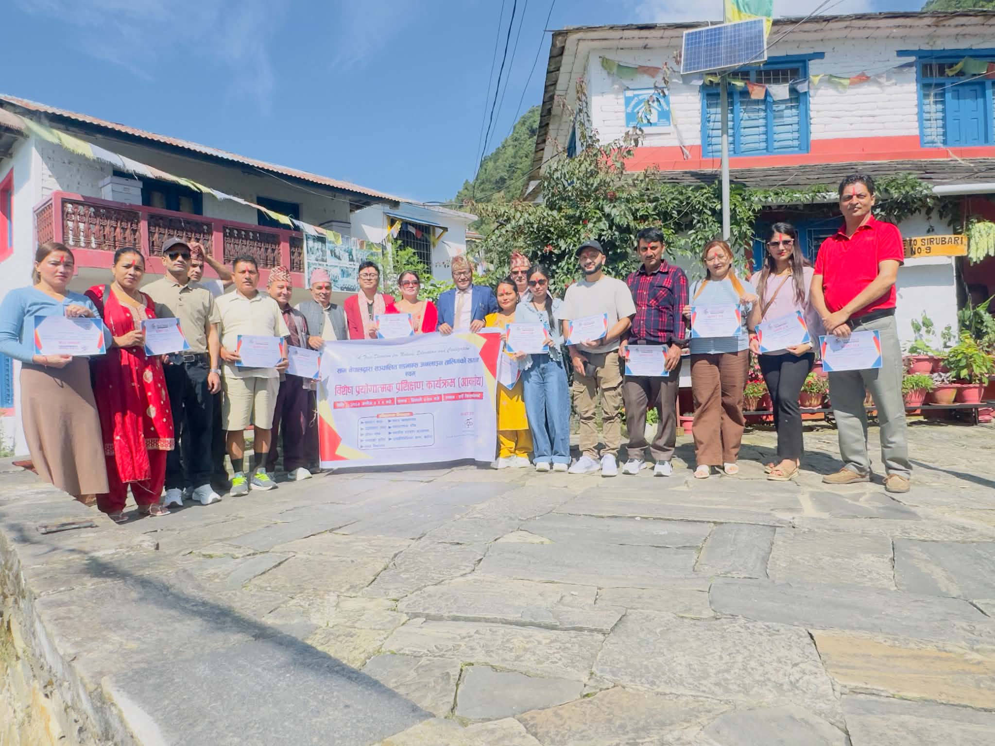 दरौँ सिरुबारीमा साभ नेपालको दुई दिने विशेष प्रशिक्षण ; २५ सहभागी दीक्षित