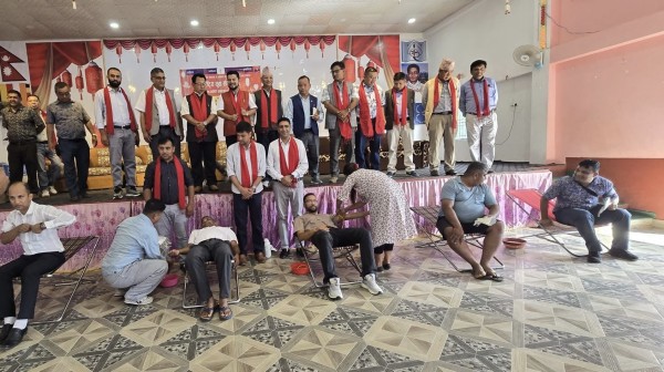 गल्याङमा ७४ युनिट रगत संकलन