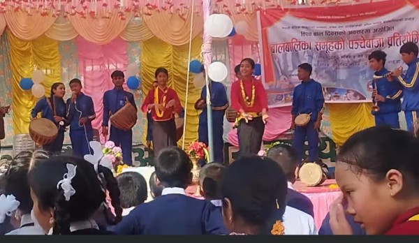 जिल्लास्तरीय पञ्चेबाजा प्रतियोगितामा जनता मा.वि. प्रथम