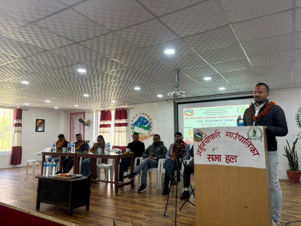 युवाहरूलाई सरकारी जागिरतर्फ प्रेरित गर्दै अर्जुनचौपारी