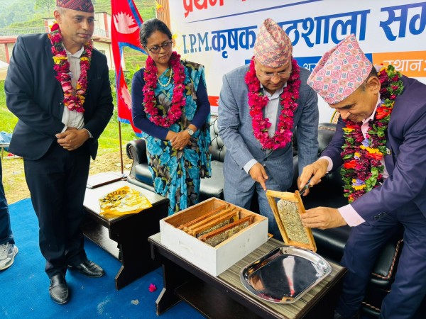 फेदीखोलामा मनाइयो प्रथम मौरी दिवस