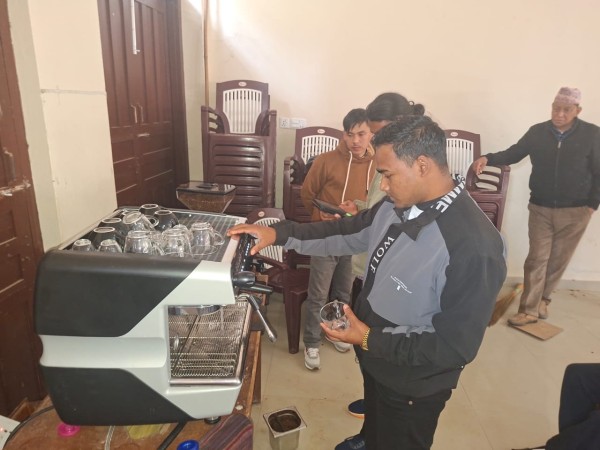युवालाई स्वरोजगार बनाउन भीरकोटमा बारिष्टा तालिम