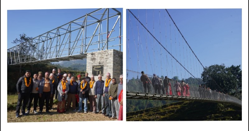 चुनावी प्रतिबद्धता अनुसार फेदिखोलामा दुई नयाँ पुल निर्माण 