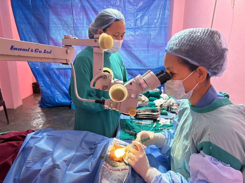 गाउँगाउँमा आँखा शिविर , जेष्ठ नागरिक हर्षित