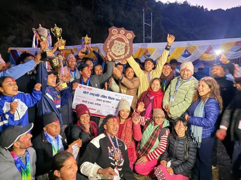 राष्ट्रपति शिल्डको उपाधि त्रि–शहिदलाई