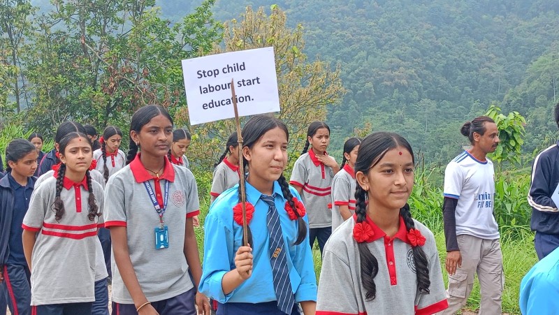 स्याङ्जामा मनाइयो विश्व बालश्रम विरुद्धको दिवस